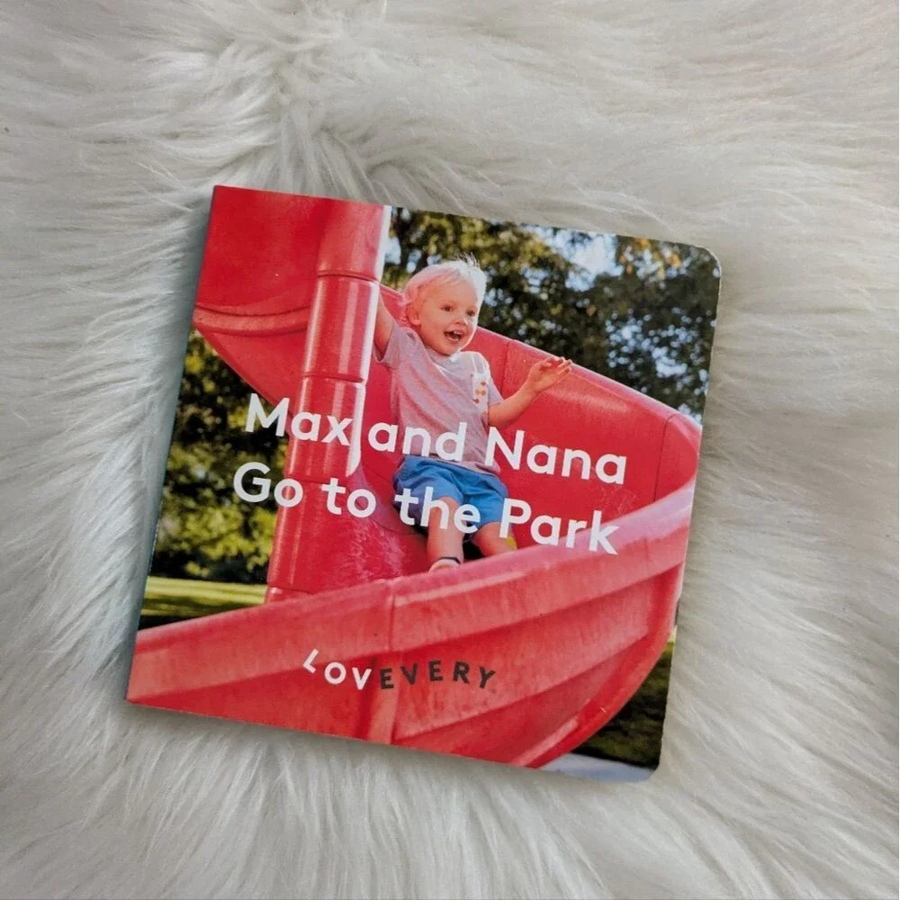 Lovevery Max and Nana Go to the Park book Adventurer kit